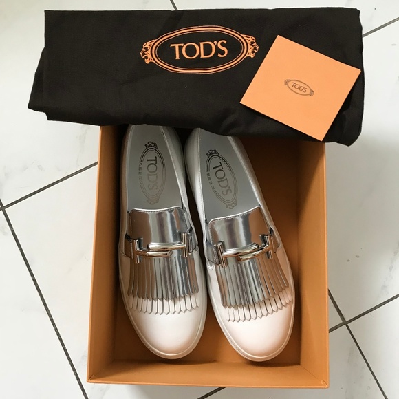 tod's fringe sneaker